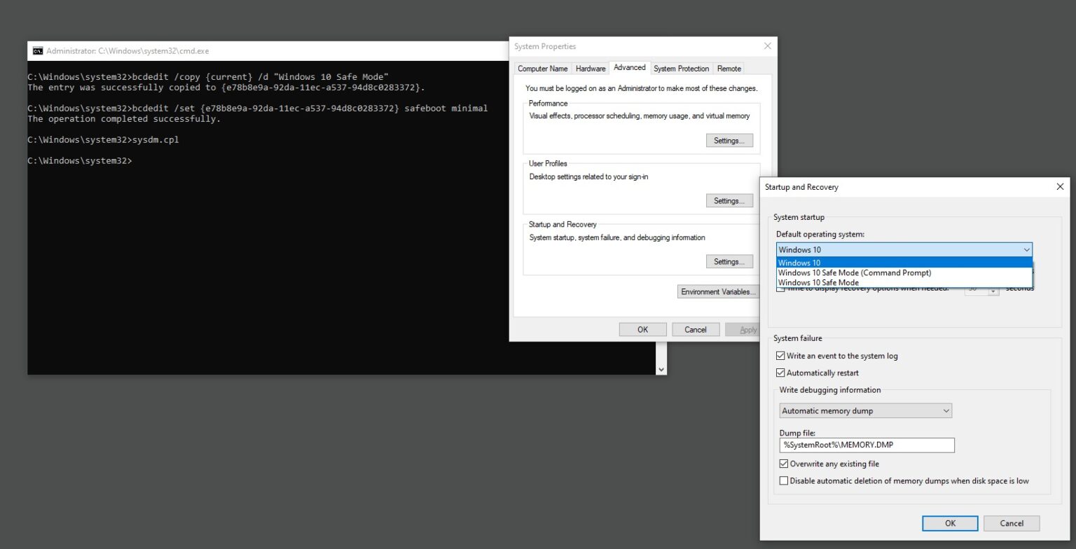 How To Add Safe Mode & Safe Mode w/ Command Prompt to Windows Boot